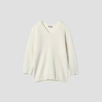 OVERSIZED V NECK JUMPER KNIT