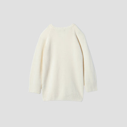 OVERSIZED V NECK JUMPER KNIT