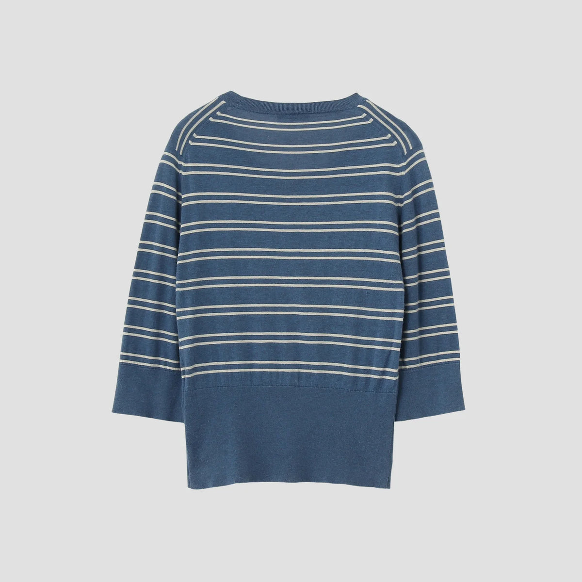 SEA ISLAND COTTON HIGH RIB JUMPER KNIT
