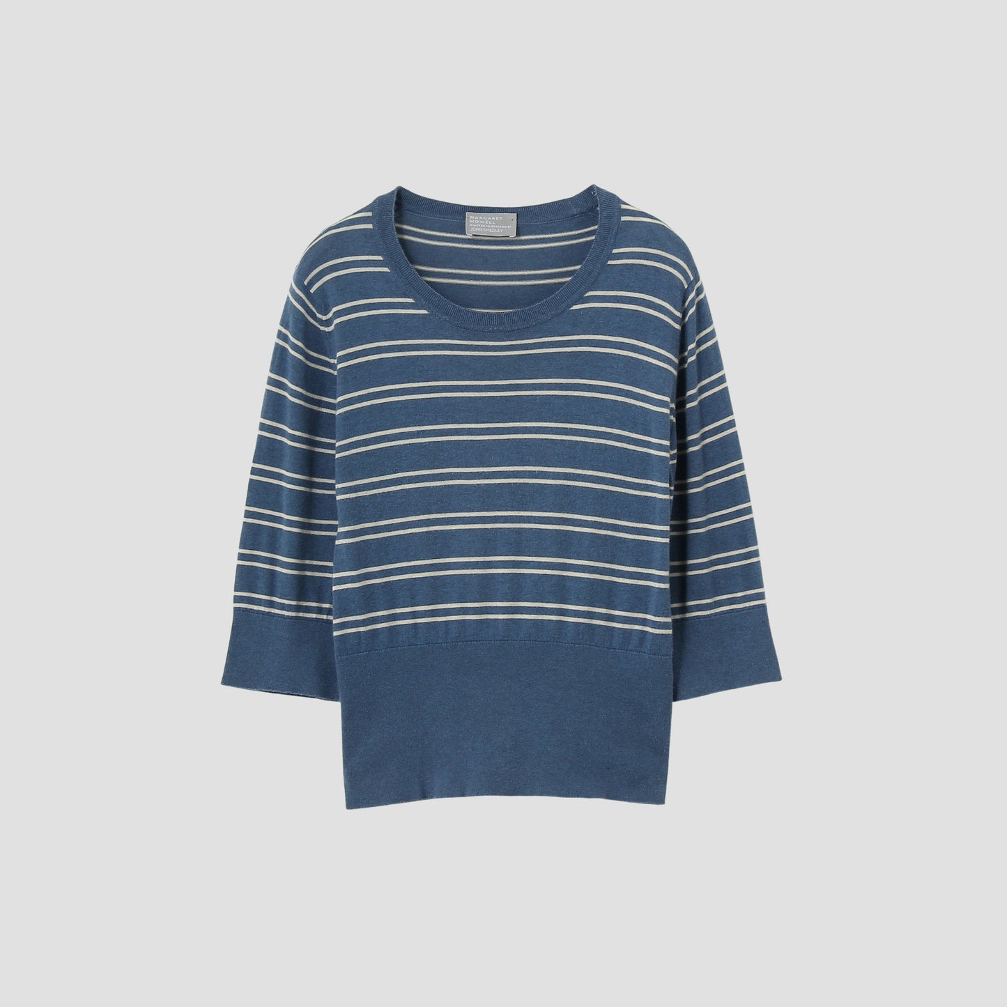 SEA ISLAND COTTON HIGH RIB JUMPER KNIT