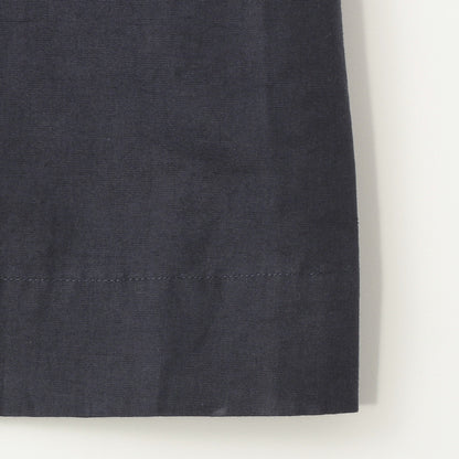 COTTON LINEN SILK POPLIN DRESS