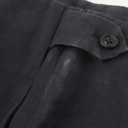 HIGH DENSE LINEN TROUSERS