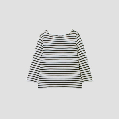 COTTON PARALLEL STRIPE JERSEY