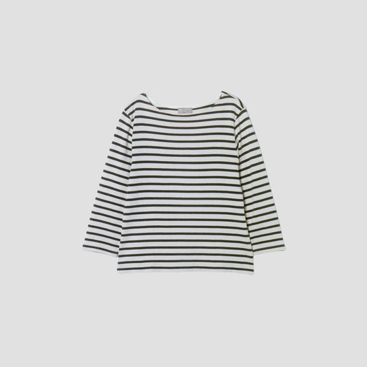 COTTON PARALLEL STRIPE JERSEY