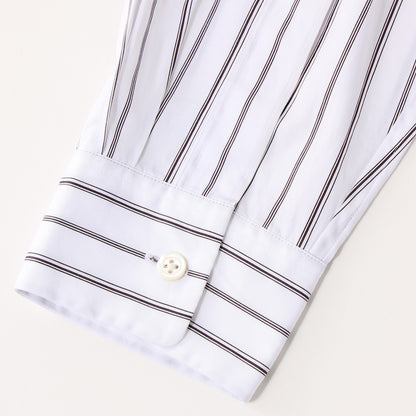 TRIPLE STRIPE COTTON POPLIN SHIRT