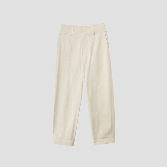 COTTON TWILL TROUSERS