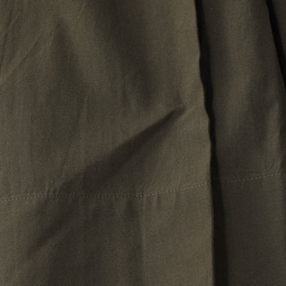 SILK COTTON POPLIN SKIRT