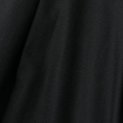 BLACK FLANNEL DRESS