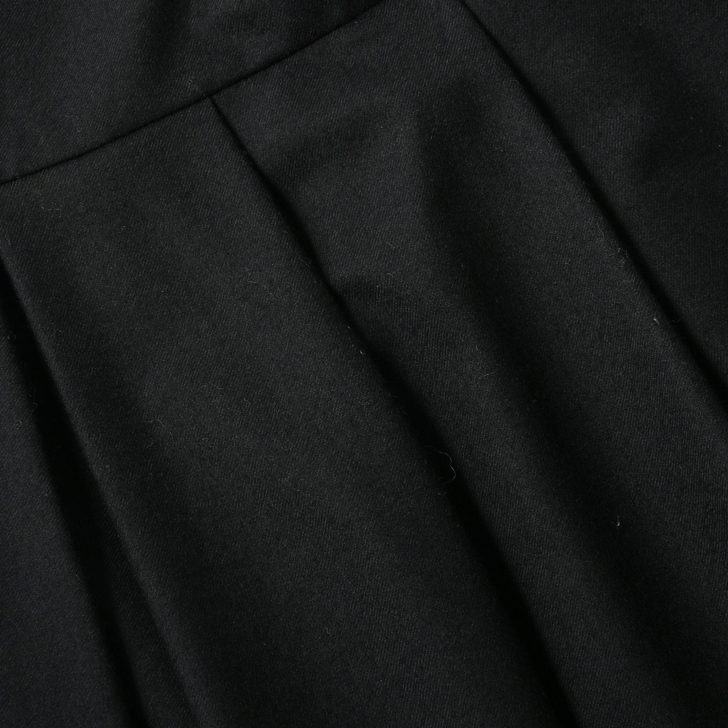 BLACK FLANNEL DRESS