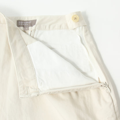 LIGHT COTTON LINEN TWILL SKIRT