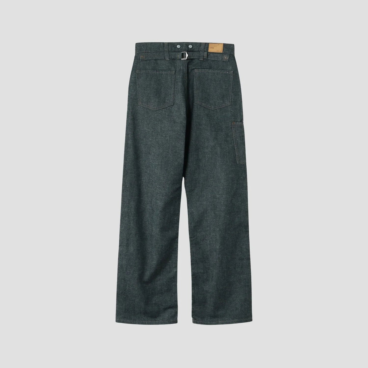 YELLOW CAST DENIM TROUSERS