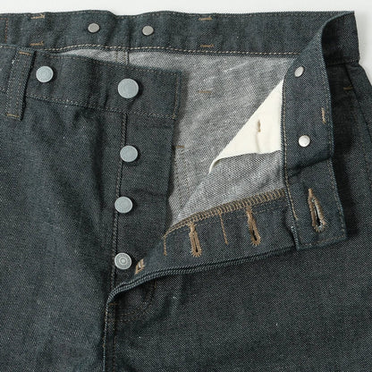 YELLOW CAST DENIM TROUSERS