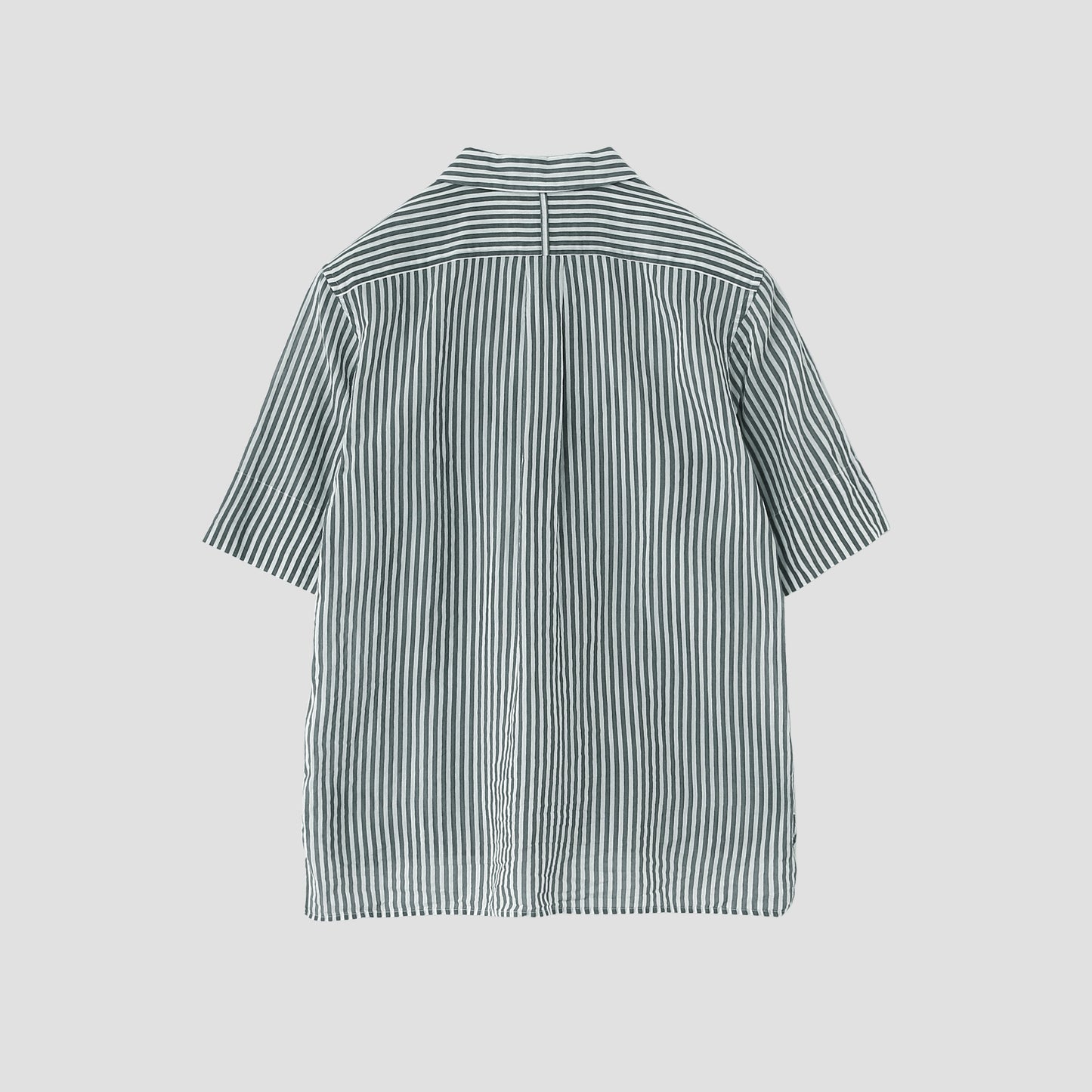 BOLD STRIPE COTTON SILK SHIRT