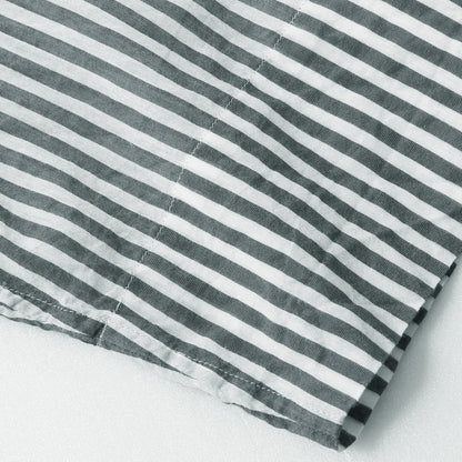 BOLD STRIPE COTTON SILK SHIRT