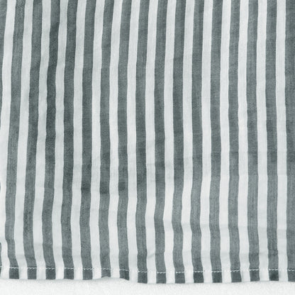 BOLD STRIPE COTTON SILK SHIRT