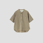 GRAPHIC STRIPE COTTON RAMIE SHIRT