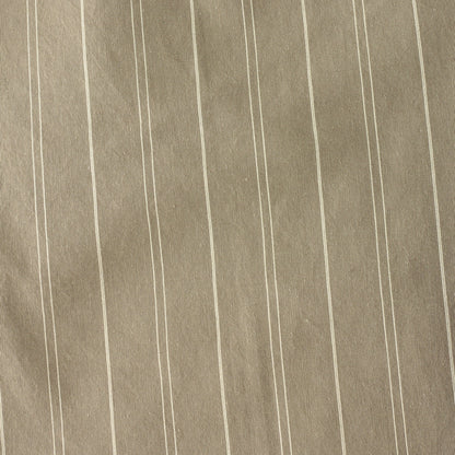 GRAPHIC STRIPE COTTON RAMIE SHIRT