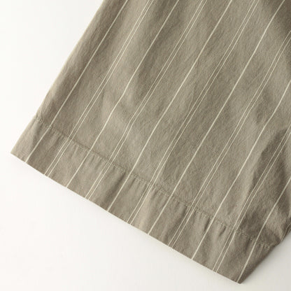 GRAPHIC STRIPE COTTON RAMIE SHIRT