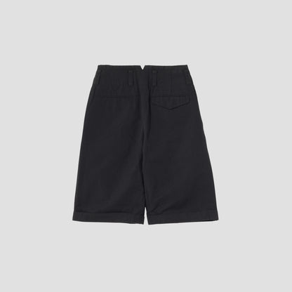 COTTON LINEN CANVAS TROUSERS