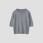RAMIE COTTON DEEP RIB T SHIRT KNIT