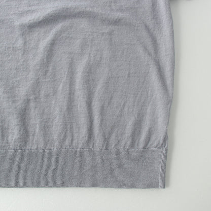 RAMIE COTTON DEEP RIB T SHIRT KNIT