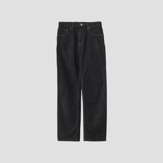 BLACK DENIM TROUSERS