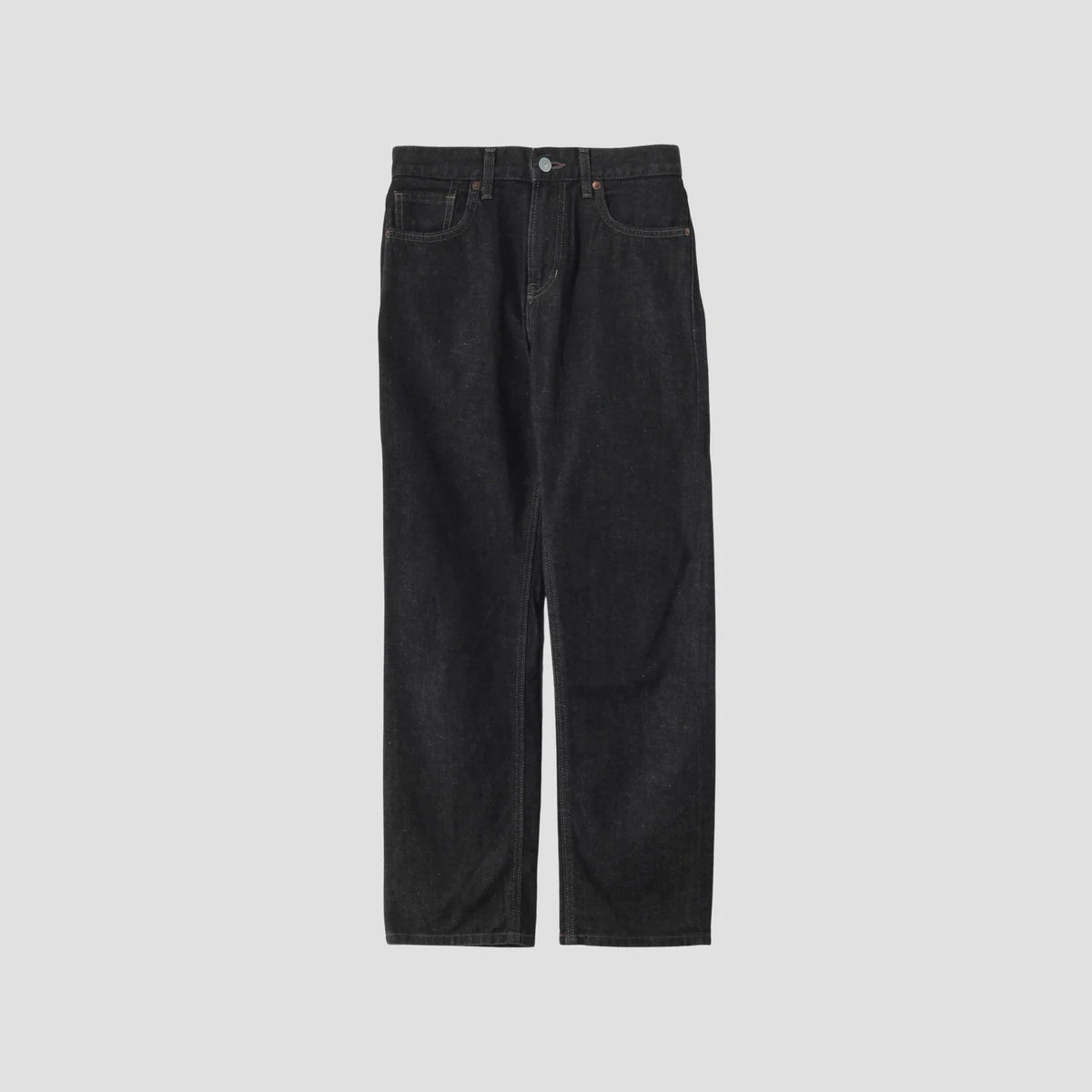 BLACK DENIM TROUSERS