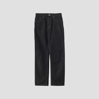 BLACK DENIM TROUSERS