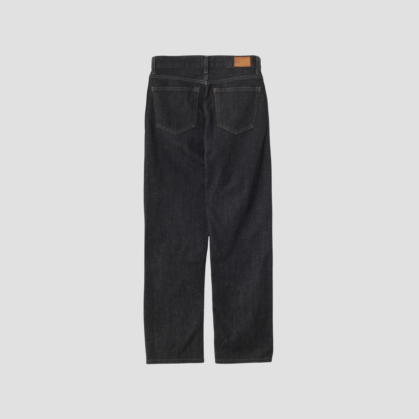 BLACK DENIM TROUSERS
