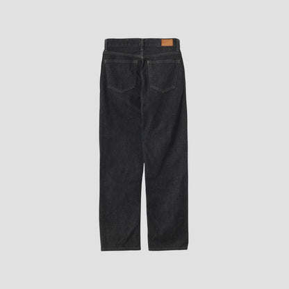 BLACK DENIM TROUSERS