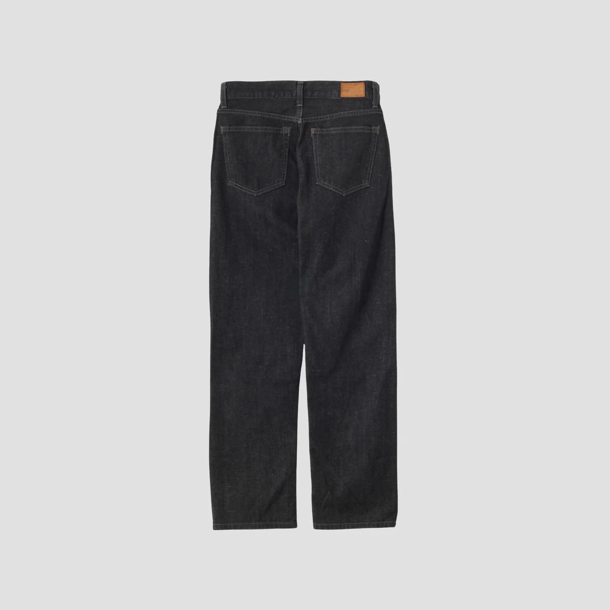 BLACK DENIM TROUSERS