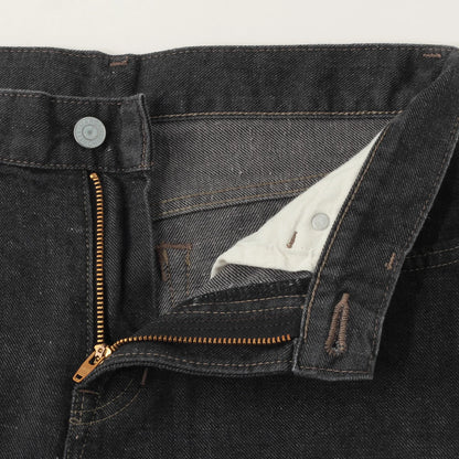 BLACK DENIM TROUSERS