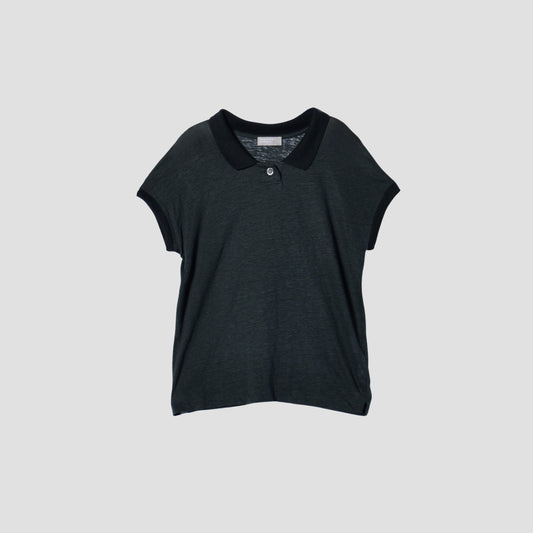 FINE LINEN JERSEY POLO