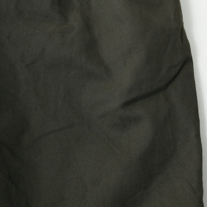 BRUSHED COTTON LINEN TROUSERS