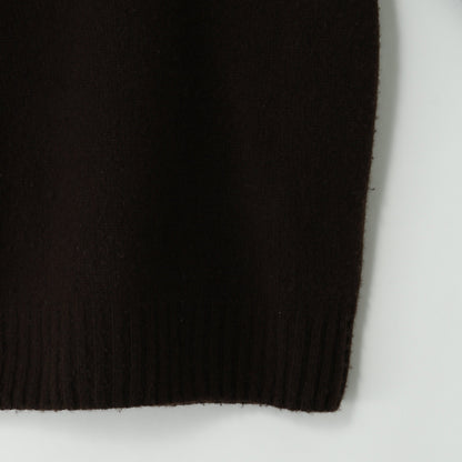OVERSIZED V NECK JUMPER KNIT