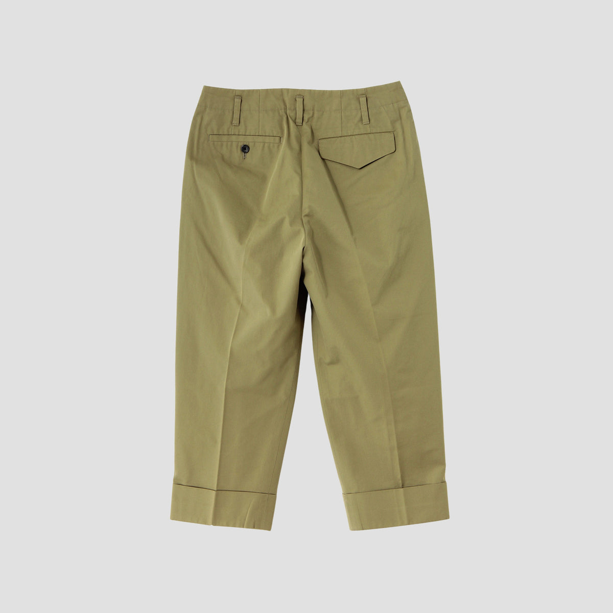 REFINED COTTON GABARDINE TROUSERS