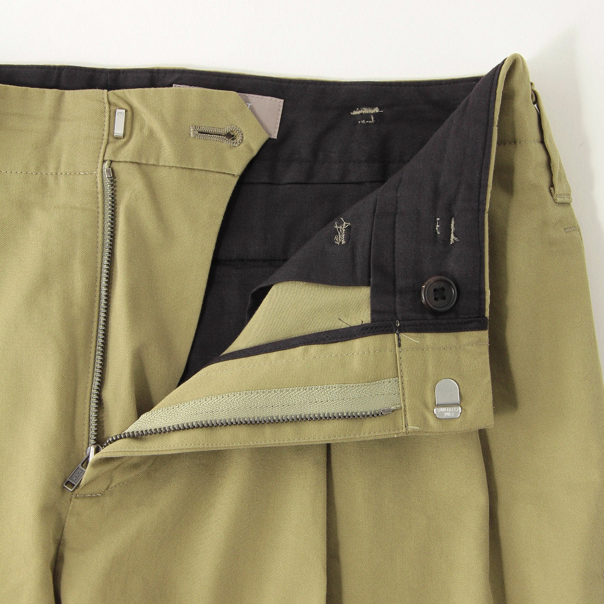 REFINED COTTON GABARDINE TROUSERS