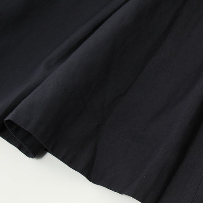 COTTON SILK POPLIN SKIRT