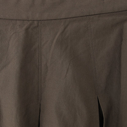 COTTON SILK POPLIN SKIRT