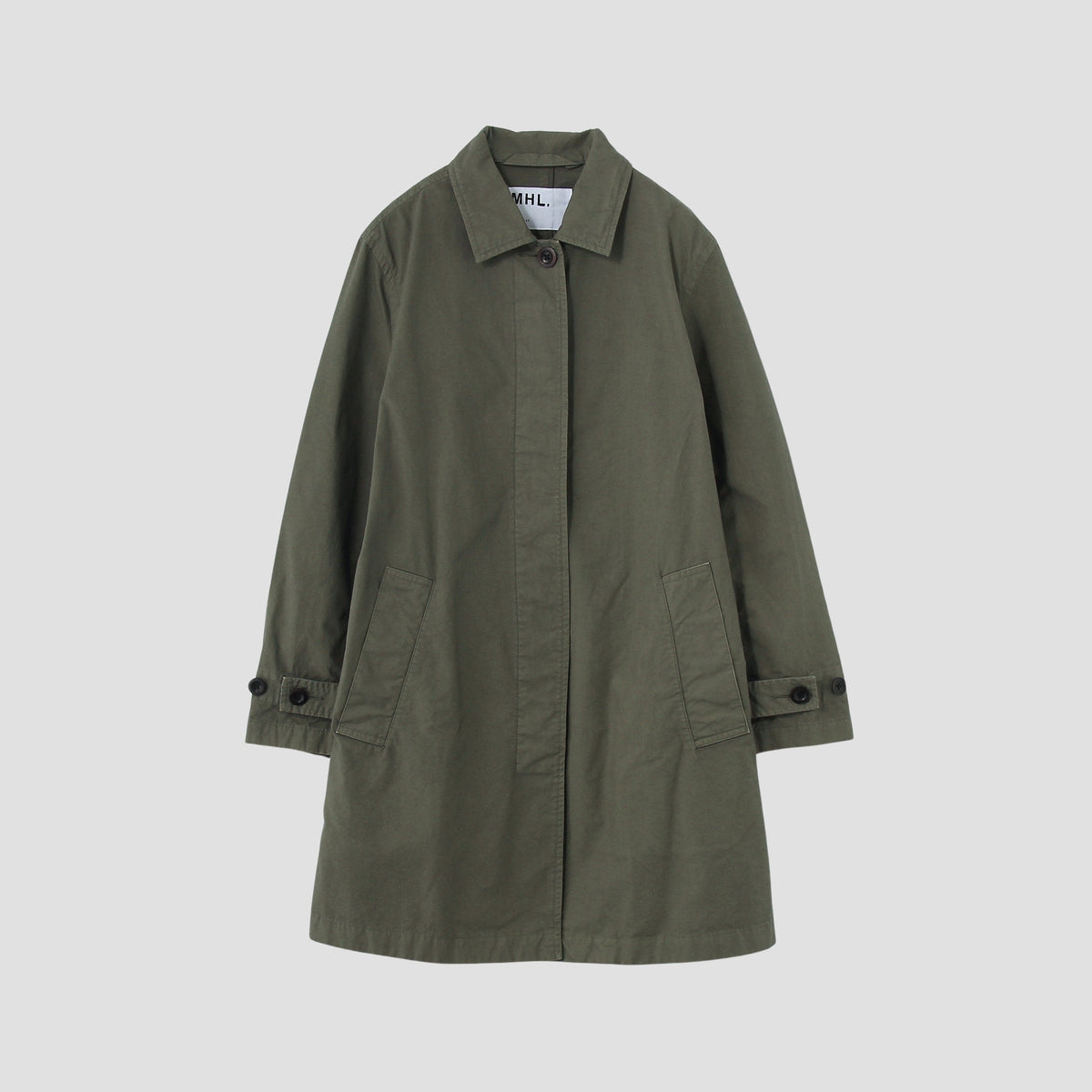 GARMENT DYE TOUGH POPLIN COAT