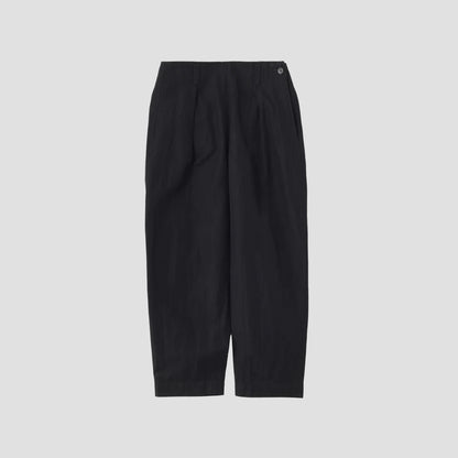 COTTON LINEN TWILL TROUSERS