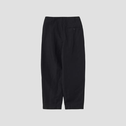 COTTON LINEN TWILL TROUSERS