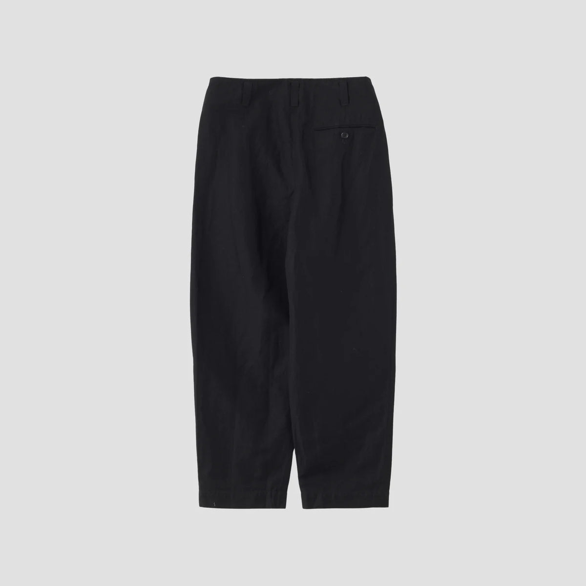 COTTON LINEN TWILL TROUSERS