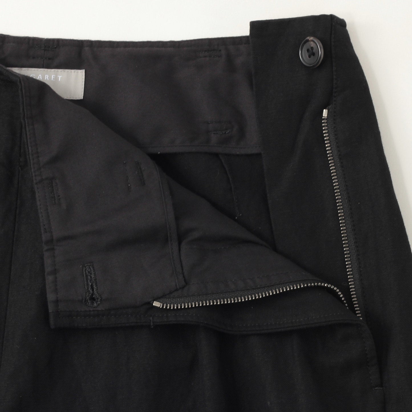COTTON LINEN TWILL TROUSERS