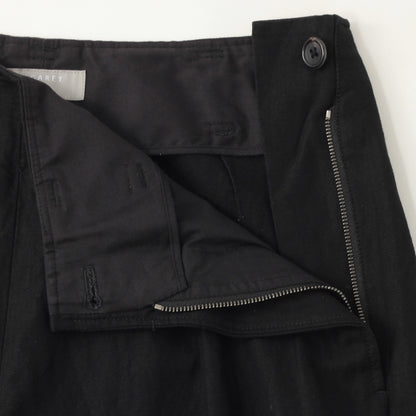 COTTON LINEN TWILL TROUSERS