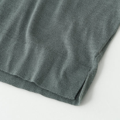 COTTON SILK POLO KNIT