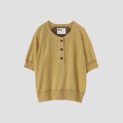 FINE SLUB COTTON LINEN KNIT