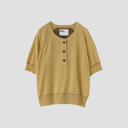 FINE SLUB COTTON LINEN KNIT