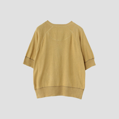 FINE SLUB COTTON LINEN KNIT