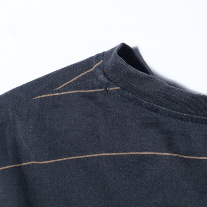 COTTON STRIPE SLOUCHY T SHIRT JERSEY